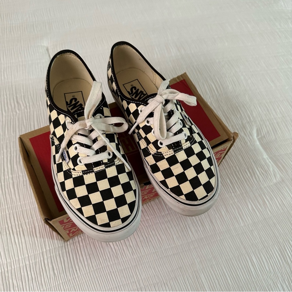 Checkered vans